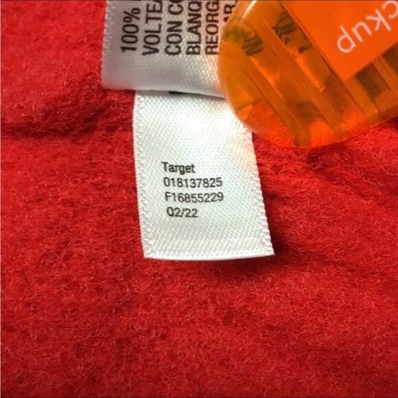 A New Day Women’s Sleeveless V Neck Cropped Knit Top, Red, size XXL - Picture 6 of 7